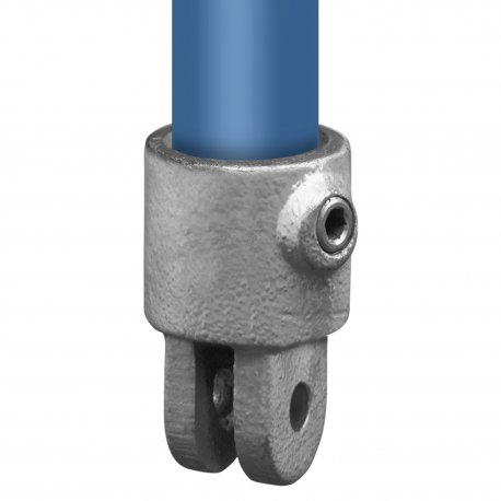 Rohrverbinder Gelenkhalter - Typ 42C - 33,7 mm (Klemp) - Runde Rohrverbinder Verzinkt