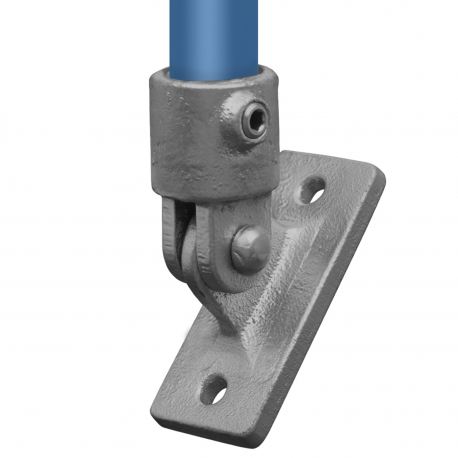 Base pivotante Typ 51B, 26,9 mm, Galvanisé (Klemp) - Colliers de serrage ronds