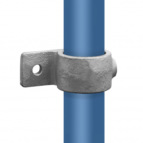 Piastra a collare lato singolo Typ 55B, 26,9 mm, Zincato (Klemp) - Lampade a tubo rotonde