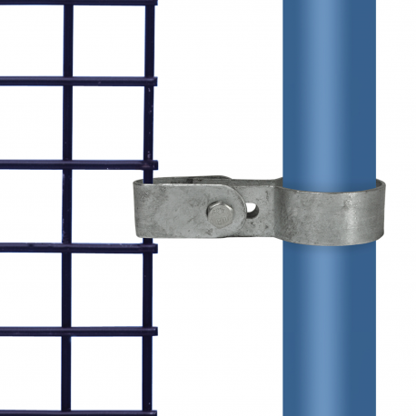 Single Sided Panel Clip Typ 70B, 26,9 mm, Galvanized (Klemp) - Round Tubefittings