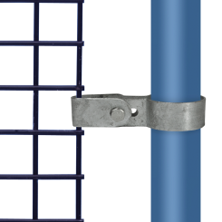 Rohrverbinder Gitterhalter Einfach  - Typ 70D - 42,4 mm - Runde Rohrverbindungen - Klemp