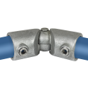 Adjustable Elbow PieceTyp 125C, 33,7 mm , Galvanized (Klemp)