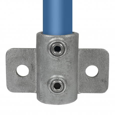 Rohrverbinder Wandhalter Horizontal Extra Schwer - Typ 146C - 33,7 mm (Klemp) - Runde Rohrverbinder Verzinkt