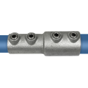 Manguito de ajuste de tubo con gradiente 33,7 Typ 8VCB, 33,7 - 26,9 mm, Galvanizado (Klemp)