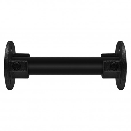 Rohrverbinder Runde Fußplatte mit Einlage (Satz) - Typ 15B - 26,9 mm (Schwarz) (Klemp) Rohrverbinder Runde Fußplatte mit Einlage (Satz) - Typ 15B - 26,9 mm (Schwarz) (Klemp)