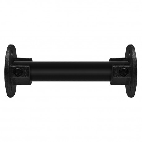 Flange, round (SET) Typ 15C, 33,7 mm , Black (Klemp) - Black Tubefittings