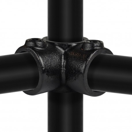 Angolo con tubo di raccordo a 90° Typ 20D, 42,4 mm, Nero (Klemp) - Lampade tubolari nere