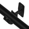 Handrail Support, open Typ 35B, 26,9 mm, Black (Klemp)