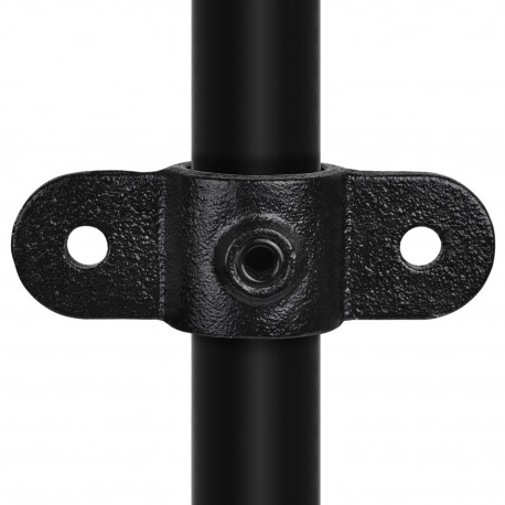 Male Double Lug Typ 38C, 33,7 mm , Black (Klemp) - Black Tubefittings