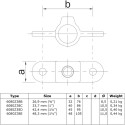 Double Swivel Male Part - Type 38D - 42,4 mm (Black) Klemp 6080Z38D Black Tubefittings Double Swivel Male Part - Type 38D - 42,4 mm (Black) Klemp 6080Z38D Black Tubefittings