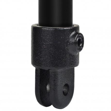Zócalo único hembra Typ 42B, 26,9 mm, Negro (Klemp) - Abrazaderas de tubo negras