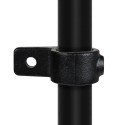 Rohrverbinder Ösenteil Mit Einzellasche - Typ 55C - 33,7 mm (Schwarz) (Klemp)