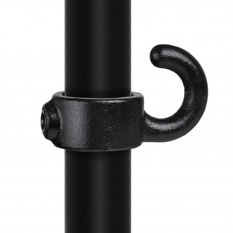 Gancio Typ 61B, 26,9 mm, Nero (Klemp) - Lampade tubolari nere
