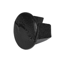 Metall Stop End  - Type 73B - 26,9 mm (Black) - Black Tubefittings - Klemp