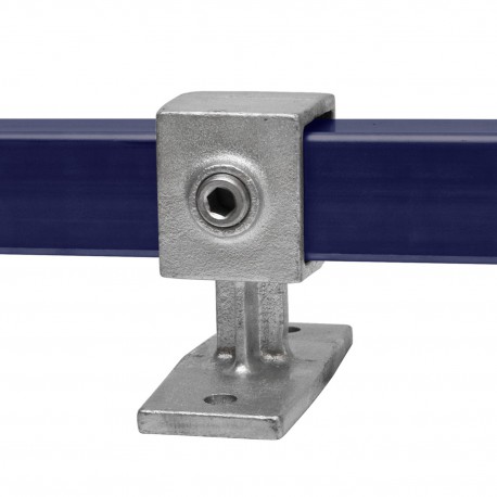 Support de main courante Typ 34S, 40 mm, Galvanisé (Klemp) - Colliers de serrage carrés