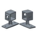 Turėklų laikiklis Typ 34S, 40 mm, Ketus (Klemp) Turėklų laikiklis Typ 34S, 40 mm, Ketus (Klemp)