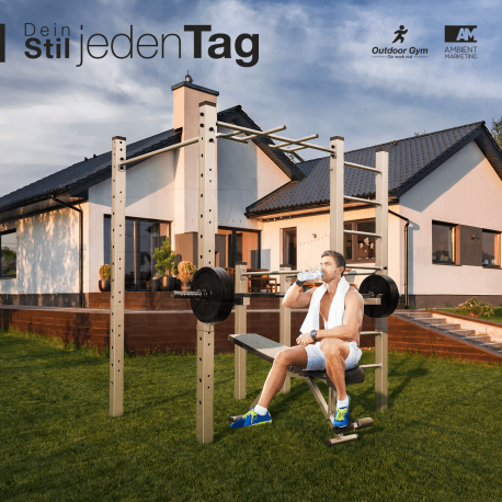 OutdoorTurnhalle Street Workout Set für Garten Callisthenics