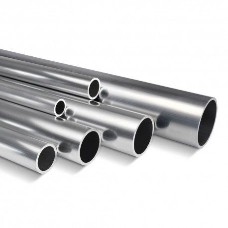 Tubo de aluminio - Ø 42,0 mm x 3,0 mm - tubos cortados a medida según las  necesidades individuales