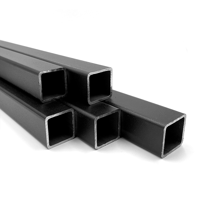 Stahlrohr Quadratisch schwarz