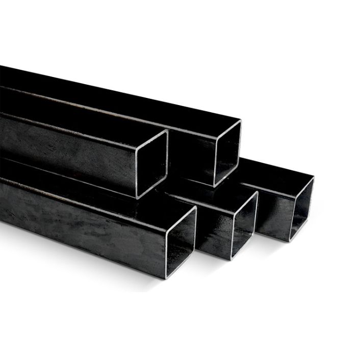 Stahlrohr Quadratisch schwarz - 25x25x2 mm