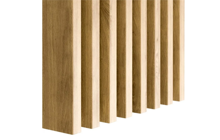 Freestanding MDF Slats 22x70 - Natural oak - 10 pieces