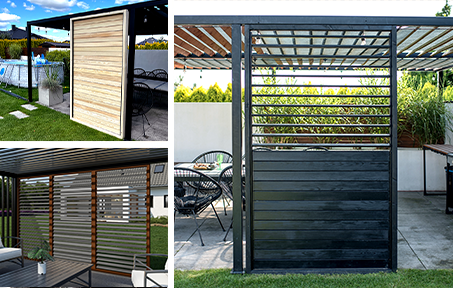 Pergola side panels