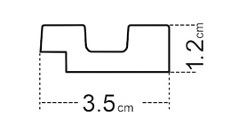 Right finishing strip