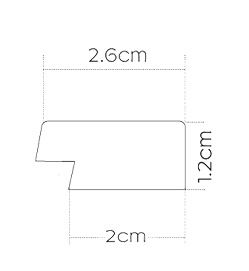 Right finishing strip