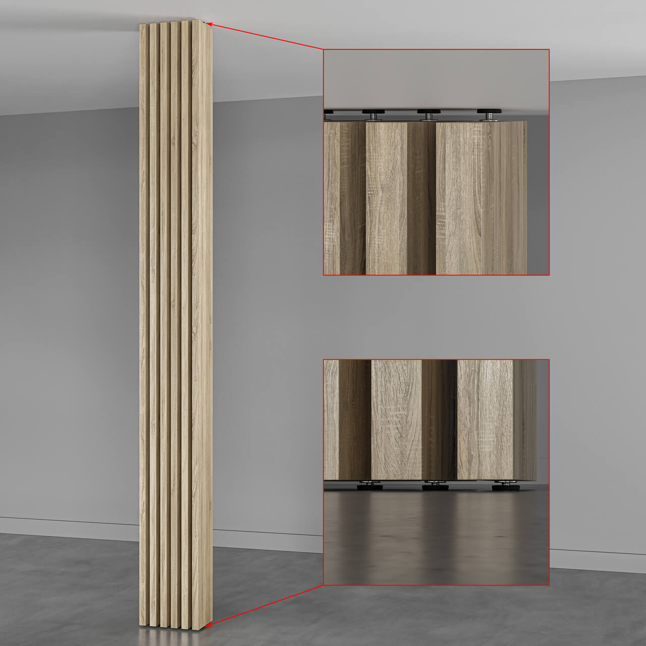 Feet for freestanding slats - assembly instructions step 9